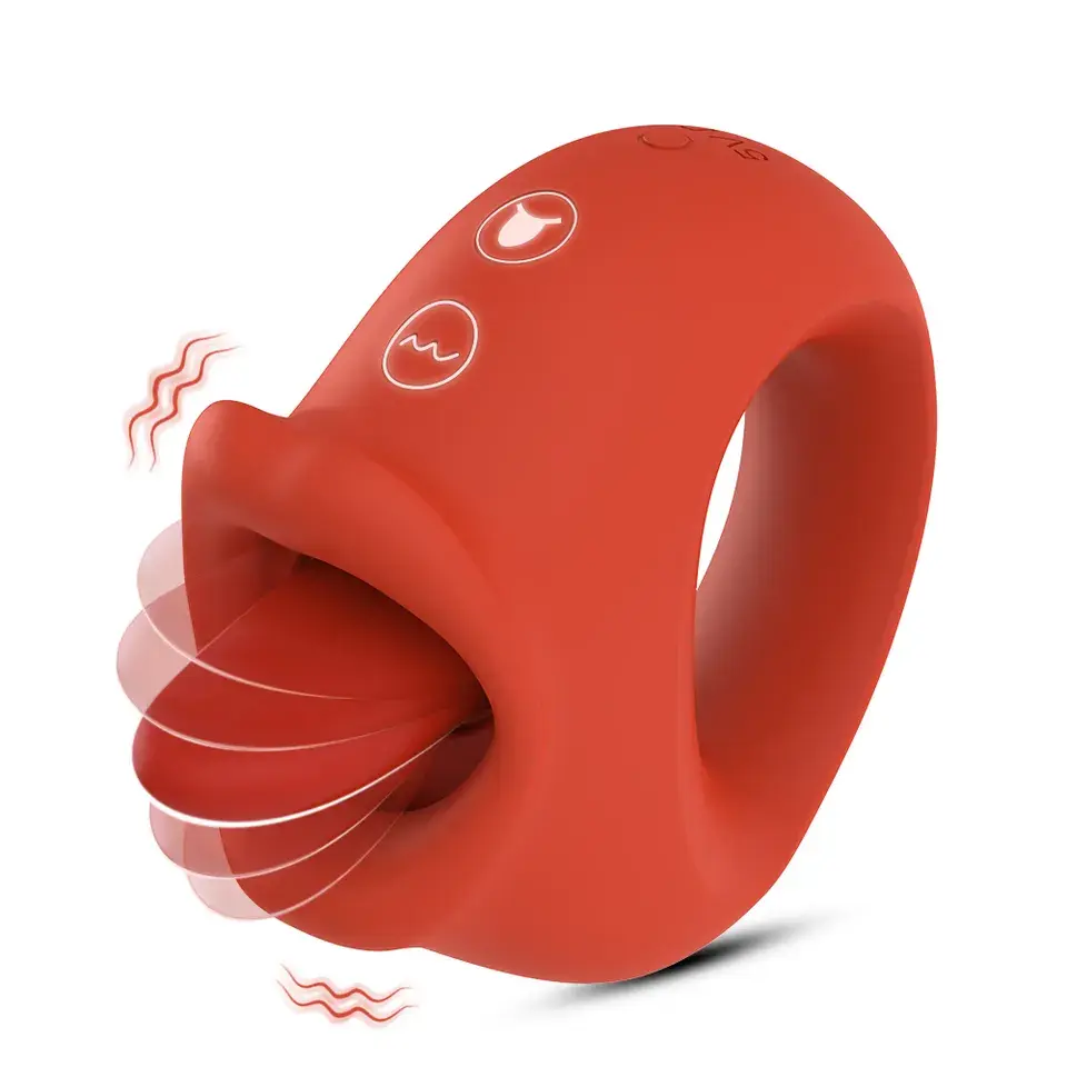 [XA175] Vibrating Tongue Licking Ring