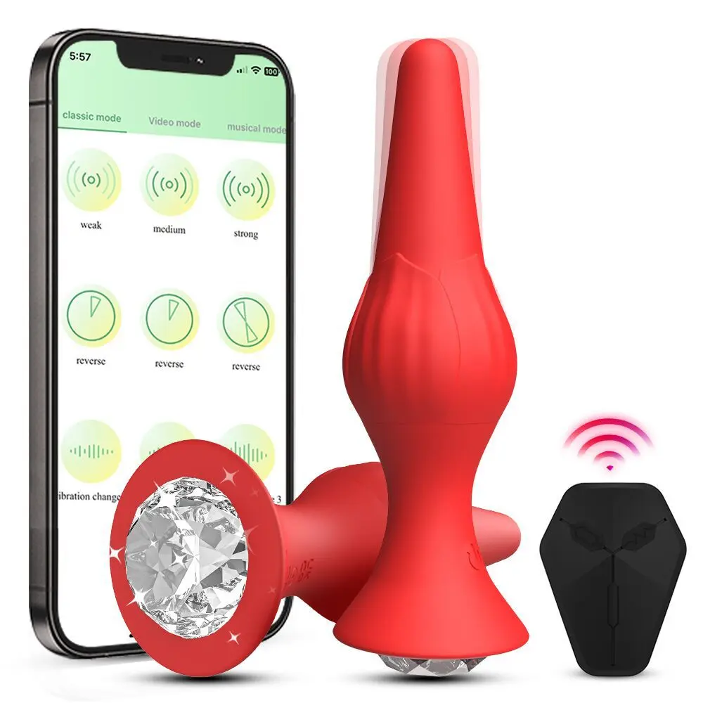 [XM568] Vibrating Anal Plug with Remote
