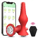 Vibrating Anal Plug with Remote