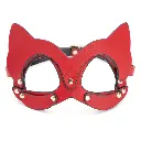 Red PU Leather Cat Eye Mask