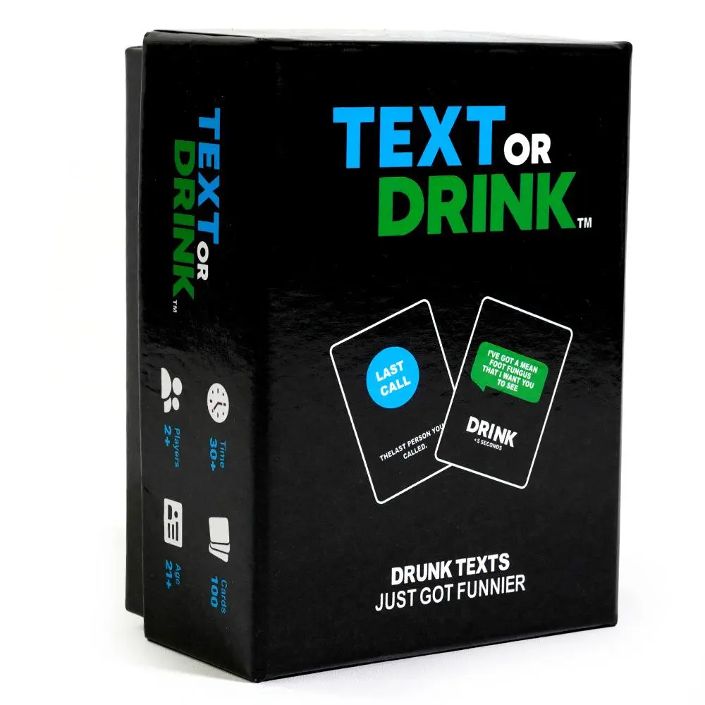 Text or Drink – Hilarious Party Card Game