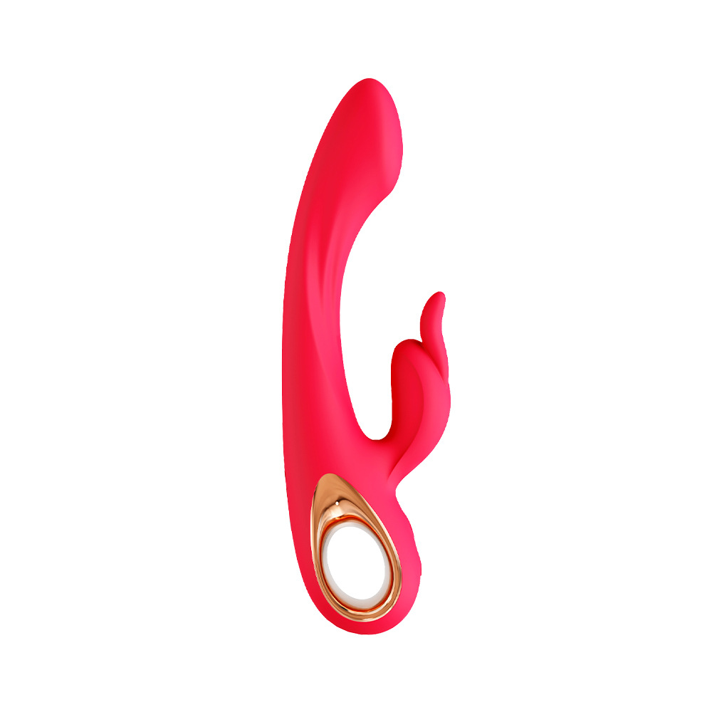 Pink Passion Rabbit Vibrator with Clit-Sucking Hole