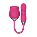 Rose Sucker + Thrusting G-Spot Egg Combo Vibrator