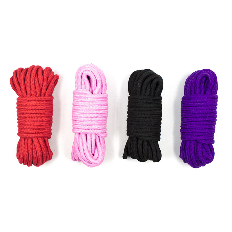 Soft Cotton Bondage Rope – 10m Shibari Restraint Rope