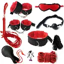 10-Piece Soft Nylon BDSM Bondage Kit