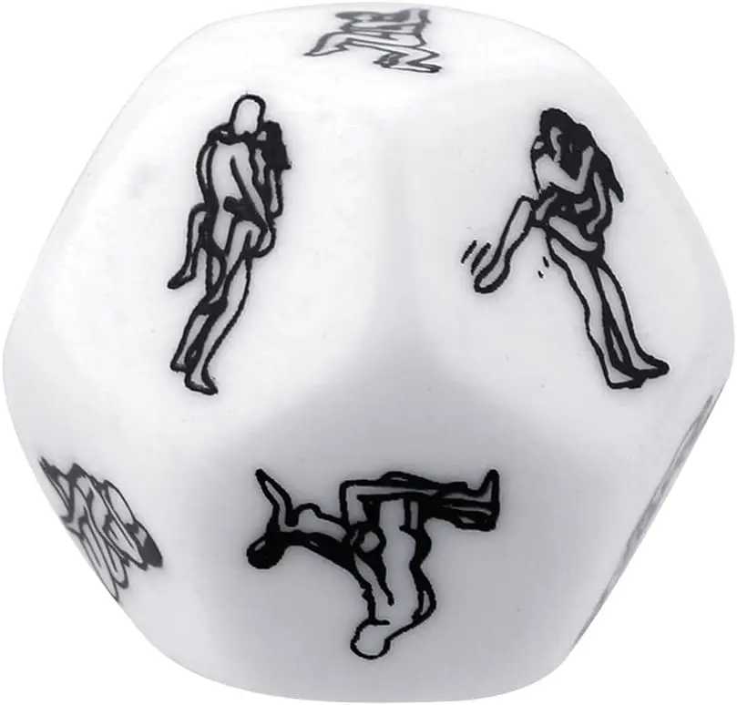 Erotic Acrylic Dice for Couples Play