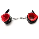 Adjustable Faux Leather Cuffs with Chain Link