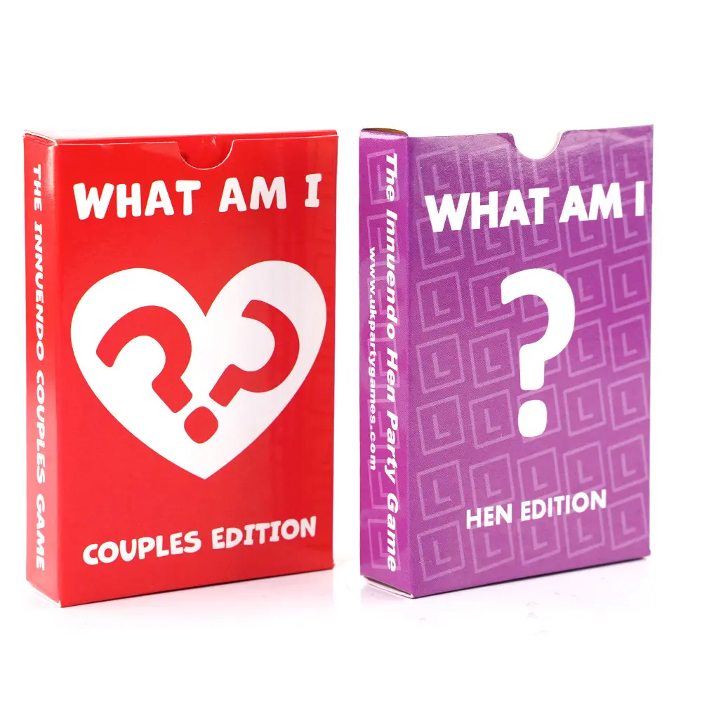 What Am I? Couples & Hen Party Card Game Set