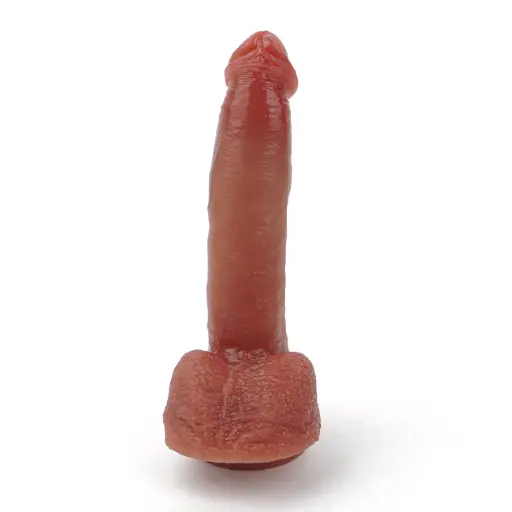 [XD903] Realistic Heating Telescopic Vibrating Dildo with 9 Modes