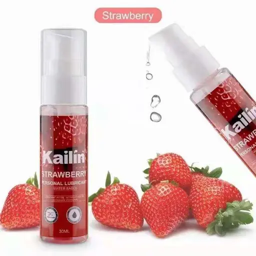 [XL003] 30ML Edible Water-Based Lubricant - Strawberry, Orange, Mint