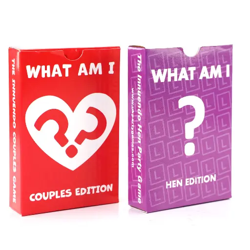 [AG014] What Am I? Couples & Hen Party Card Game Set